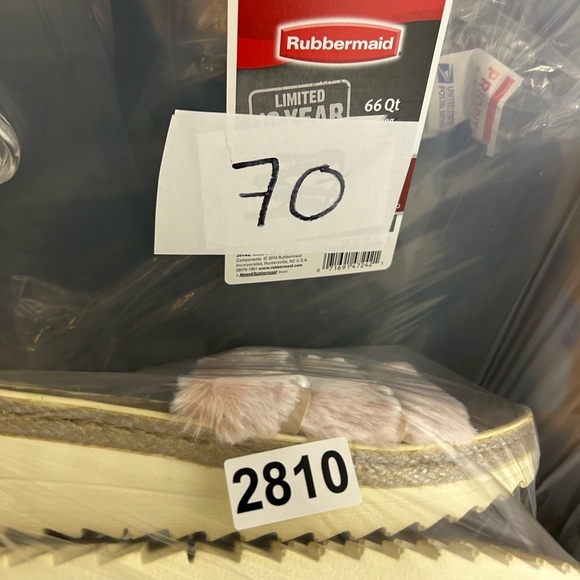 Rieker Antistress Sandal Fuzzy pink girl Size 39 platform - Picture 15 of 15